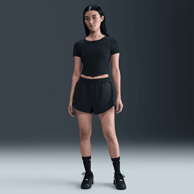 ★★Nike★★ Sportswear Collection Mid-Rise Pleated French T Nike Sportswear Collection Women's Mid-Rise Pleated Track